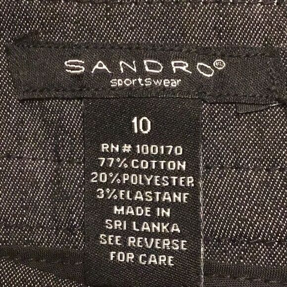 Sandro Sportswear Blue Sailor Button A Line Mini Skirt - Picture 12 of 13
